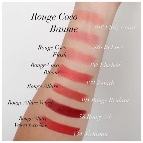 chanel coco flash beat|chanel coco baume color chart.